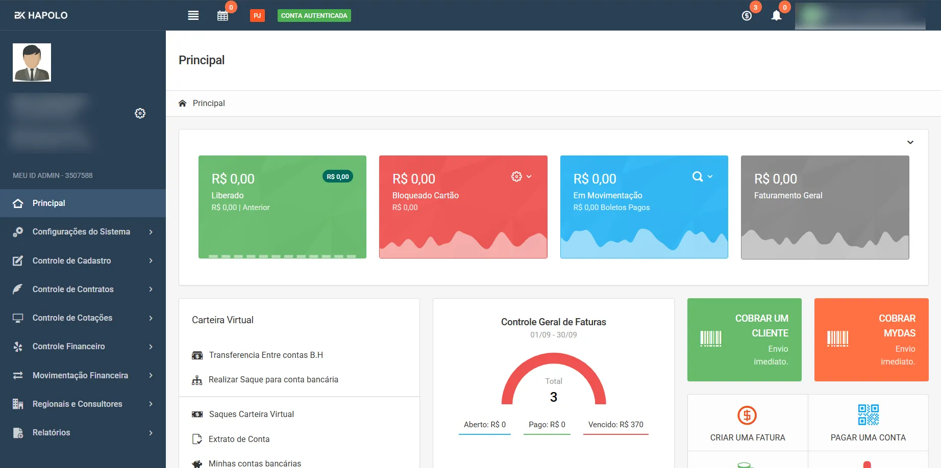 Bank Hapolo Interface